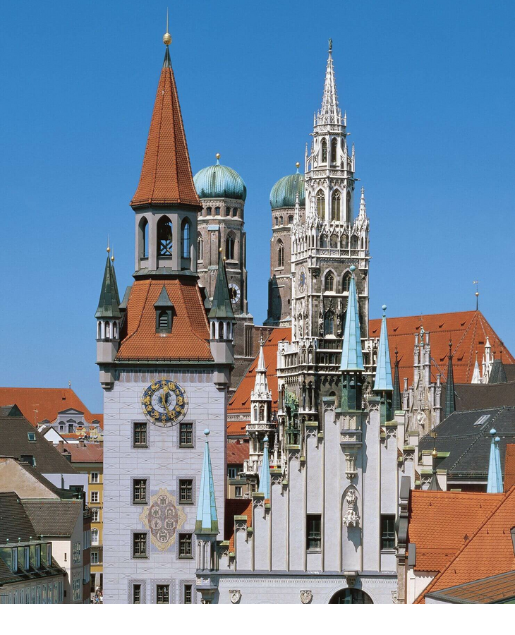 Am Marienplatz in München